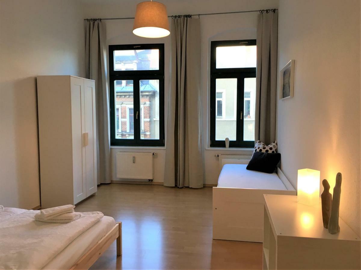 Ruhiges Apartment Am Rande Des Szeneviertels ドレスデン エクステリア 写真