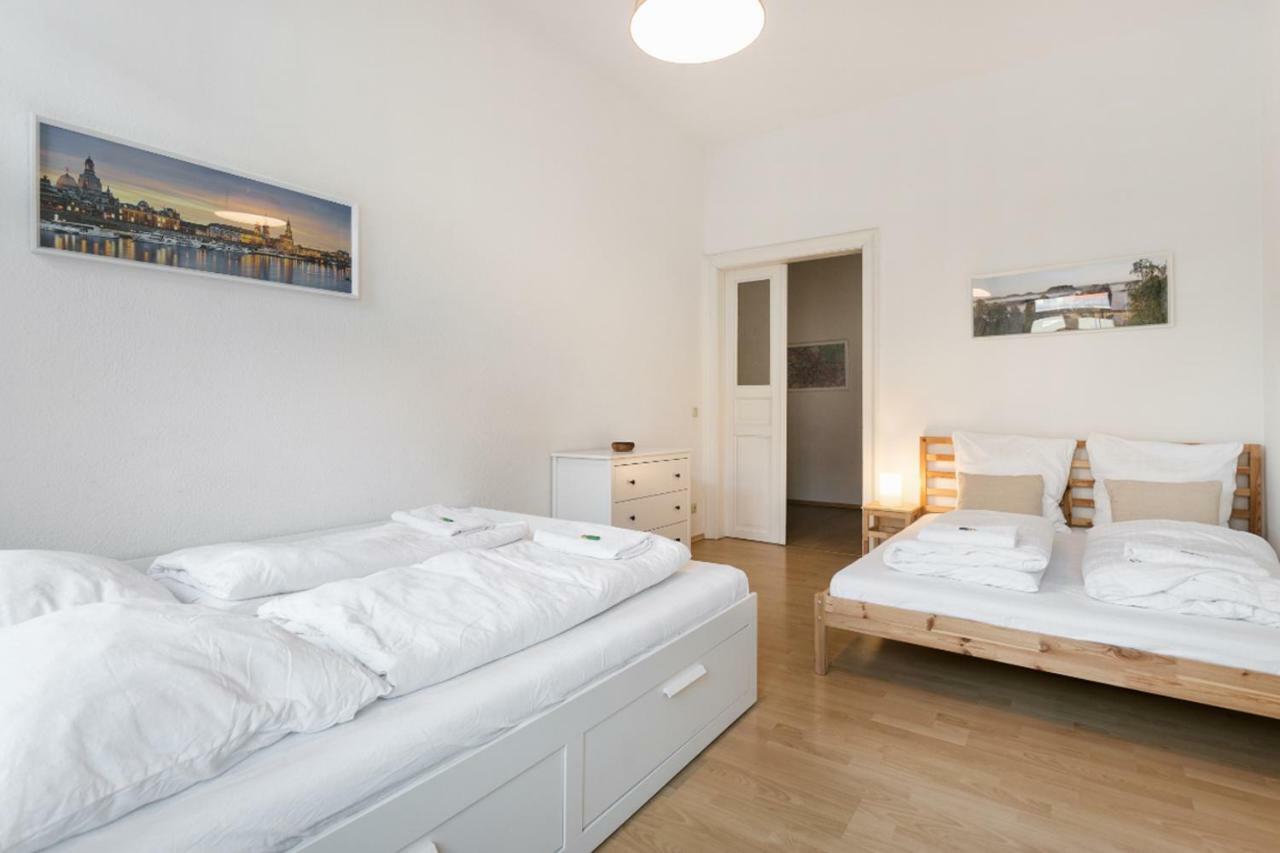 Ruhiges Apartment Am Rande Des Szeneviertels ドレスデン エクステリア 写真