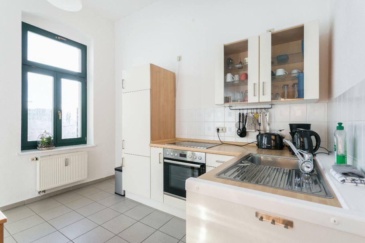 Ruhiges Apartment Am Rande Des Szeneviertels ドレスデン エクステリア 写真